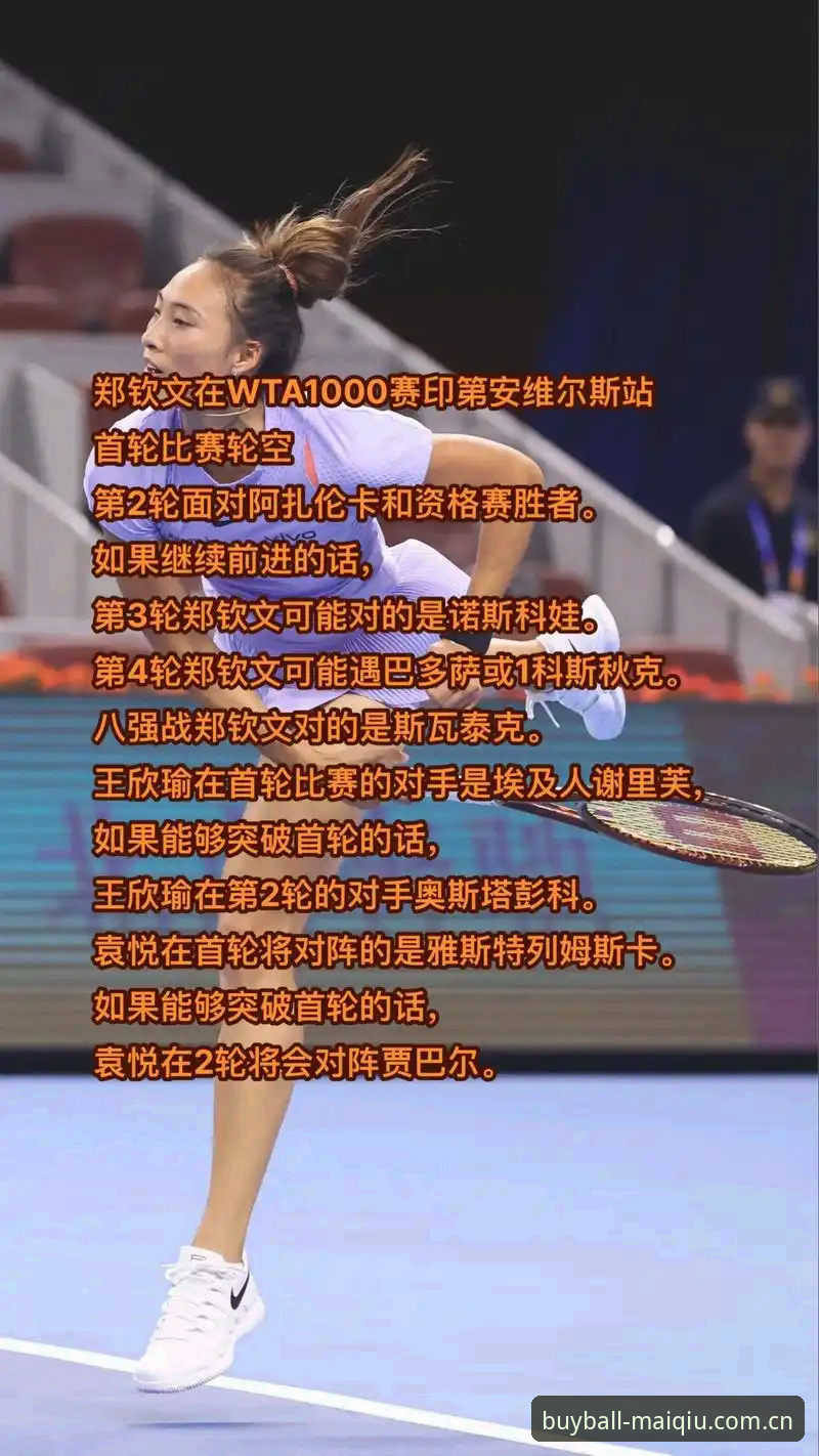 法网抽签结果深度解读：郑钦文保分压力下的突围之路